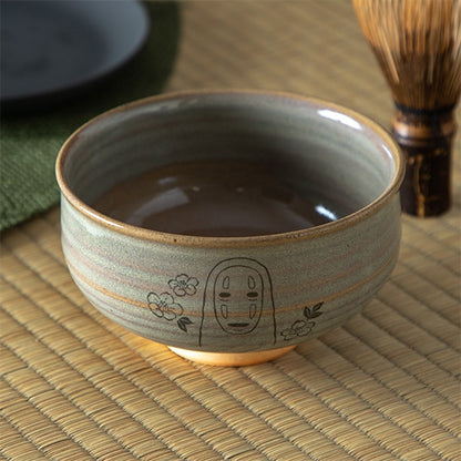 Studio Ghibli Spirited Away Matcha Bowl and Whisk Set No-Face