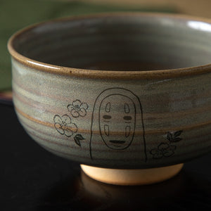 Spirited Away Japanese Ceramic Matcha Tea Bowl - Studio Ghibli