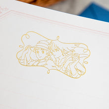 قم بتحميل الصورة في عارض الصور، Ghibli Characters Howl&#39;s Moving Castle Letter Set (3papers/3 Letter pack)