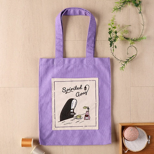 Ghibli Characters Spirited Away Color Tote Bag