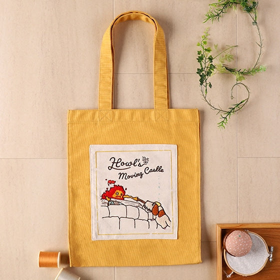 Ghibli Characters Howl's Moving Castle Color Tote Bag