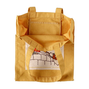 Ghibli Characters Howl's Moving Castle Color Tote Bag
