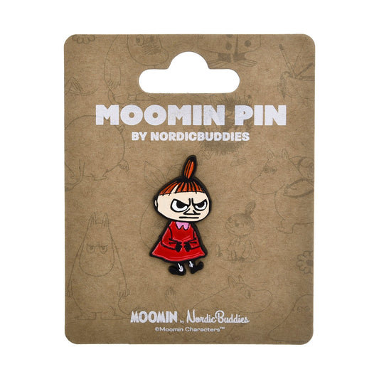 Nordicbuddies Moomin Little My Pin Badge Die-cut Angry