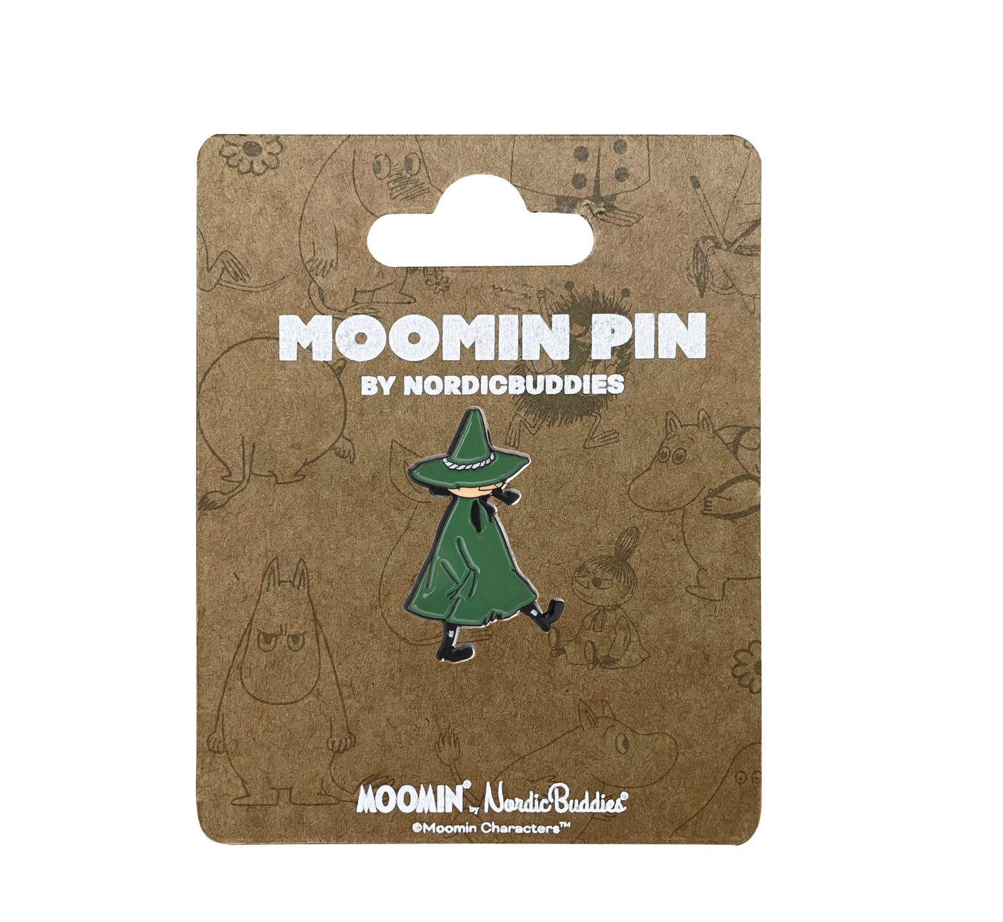 Nordicbuddies Moomin Snufkin Die-Cut Pin Badge