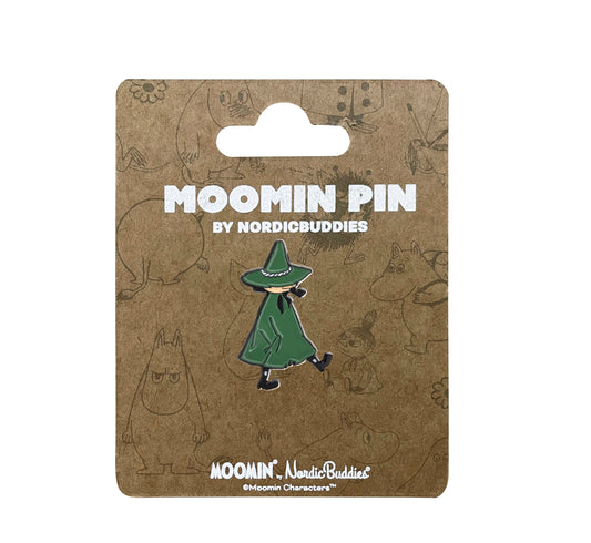 Nordicbuddies Moomin Snufkin Die-Cut Pin Badge