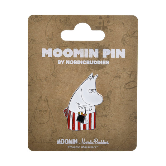 Nordicbuddies Moomin Mom Die-Cut Metal Pin Badge MPIN37