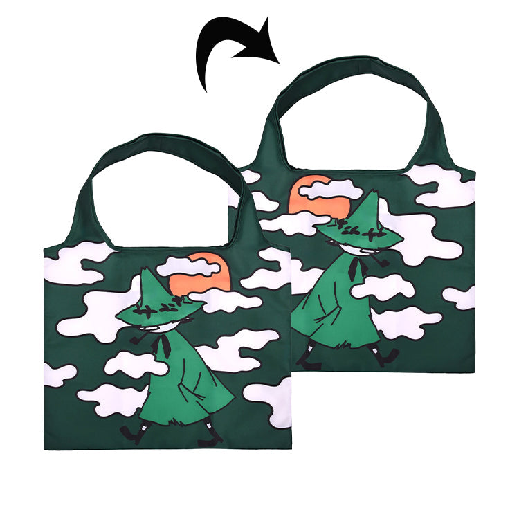 Nordicbuddies Snufkin Shopping Bag Green Foldable