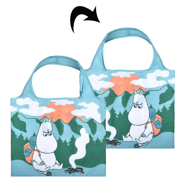Nordicbuddies Moomin Adventure Foldable Shopping Bag in Blue