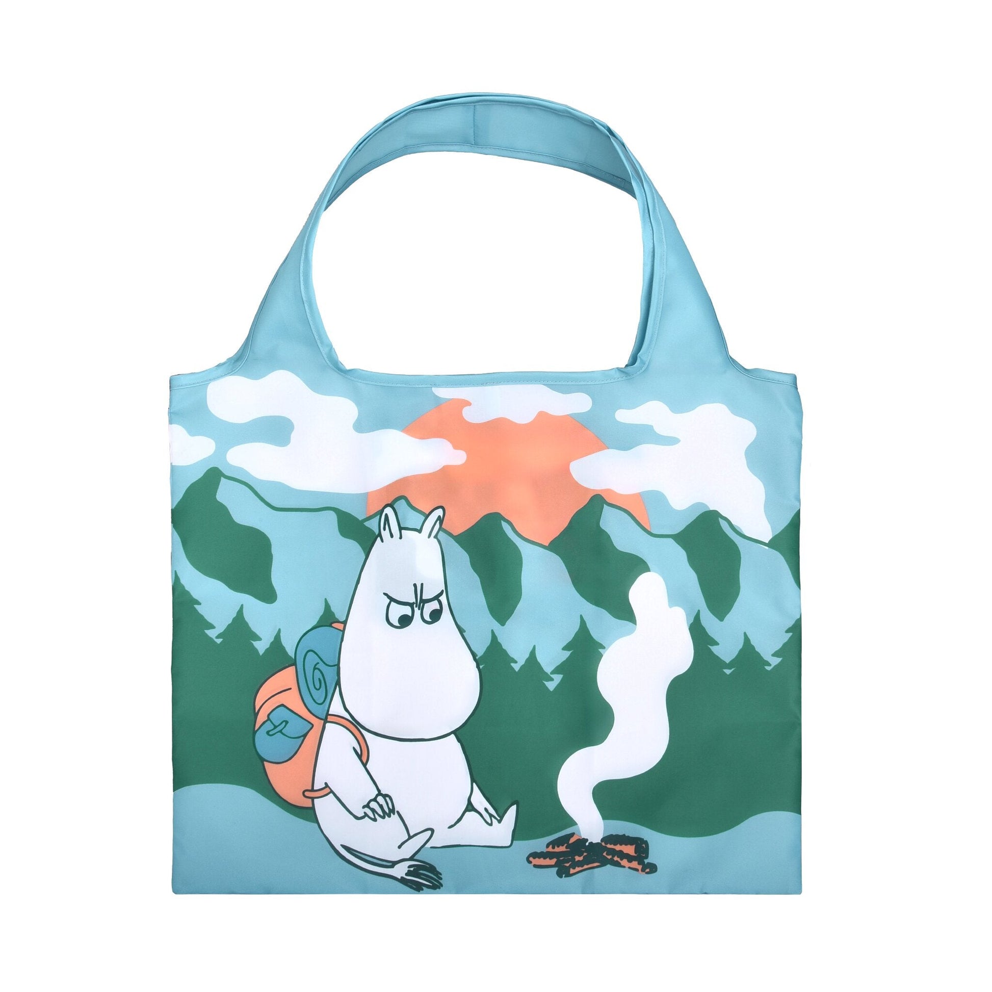 Nordicbuddies Moomin Adventure Foldable Shopping Bag in Blue