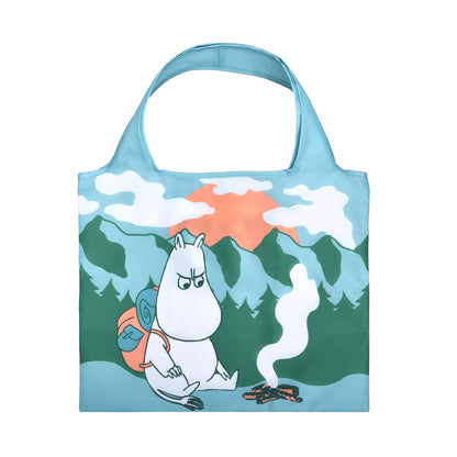 Nordicbuddies Moomin Adventure Foldable Shopping Bag in Blue