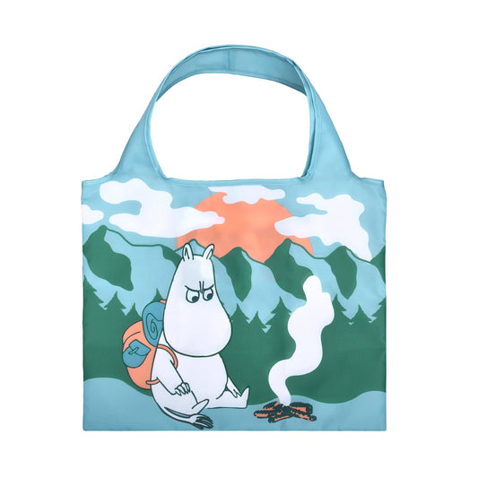 Nordicbuddies Moomin Adventure Foldable Shopping Bag in Blue