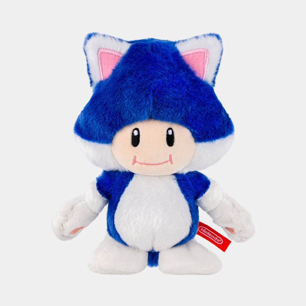 Nintendo Super Mario Cat Toad Mascot Plush Keychain