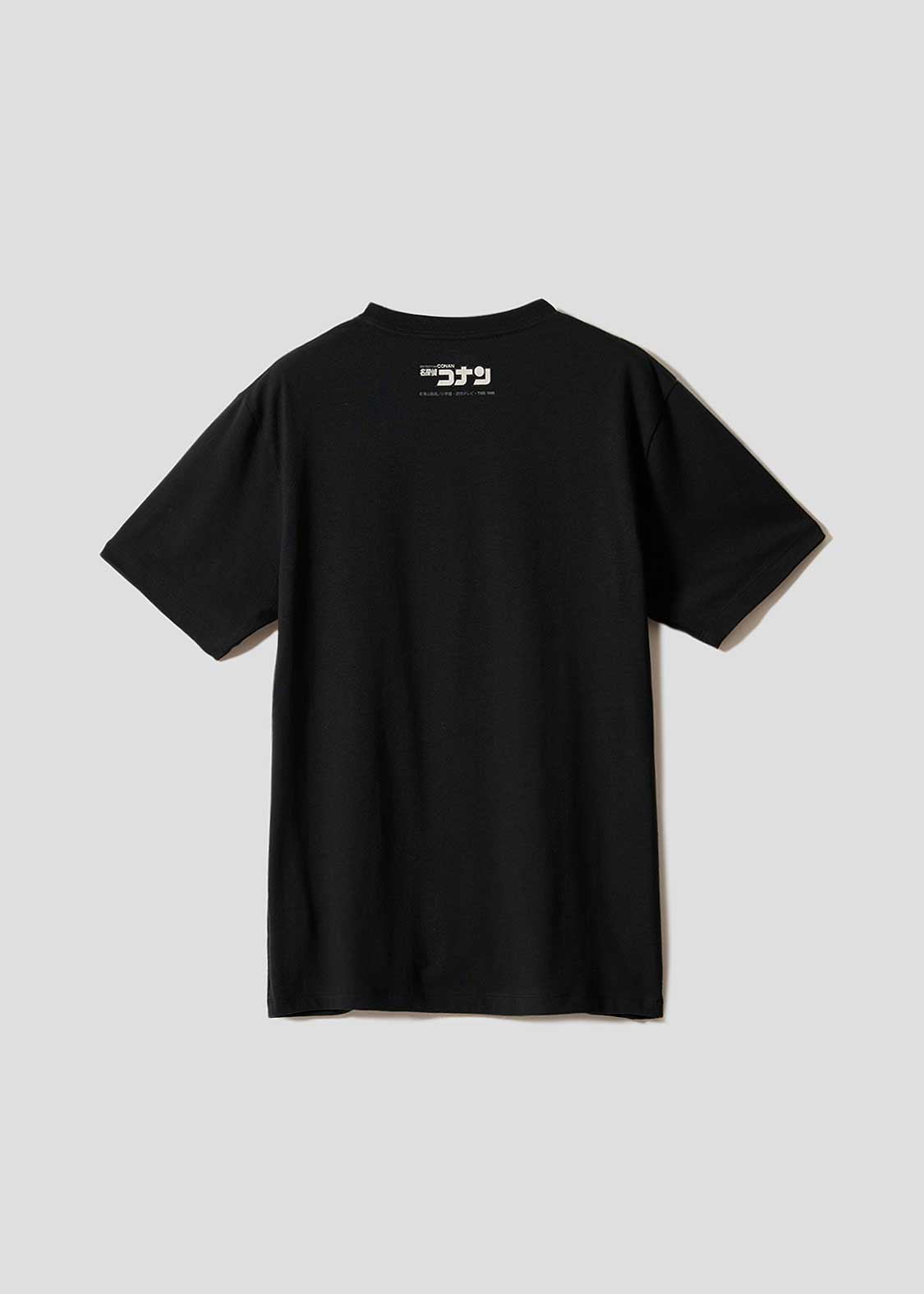 Graniph Unisex Detective Conan Black Organization T-Shirt Black