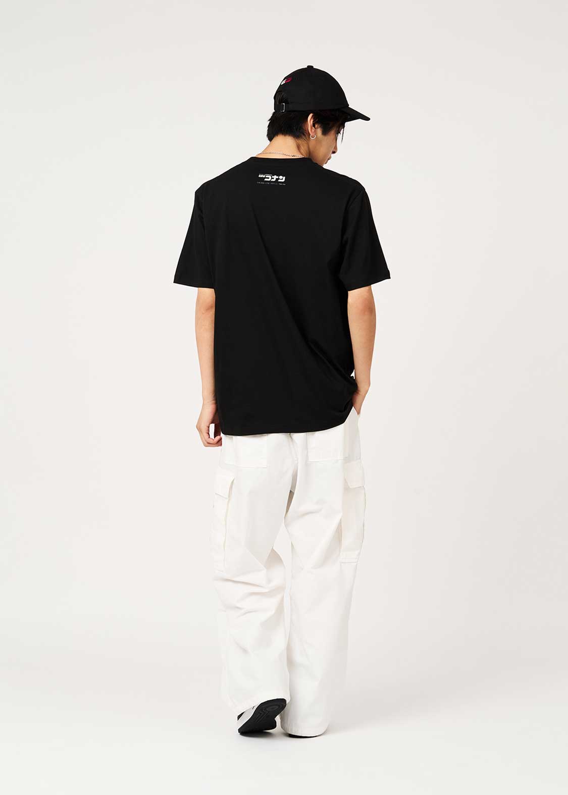Graniph Unisex Detective Conan Black Organization T-Shirt Black