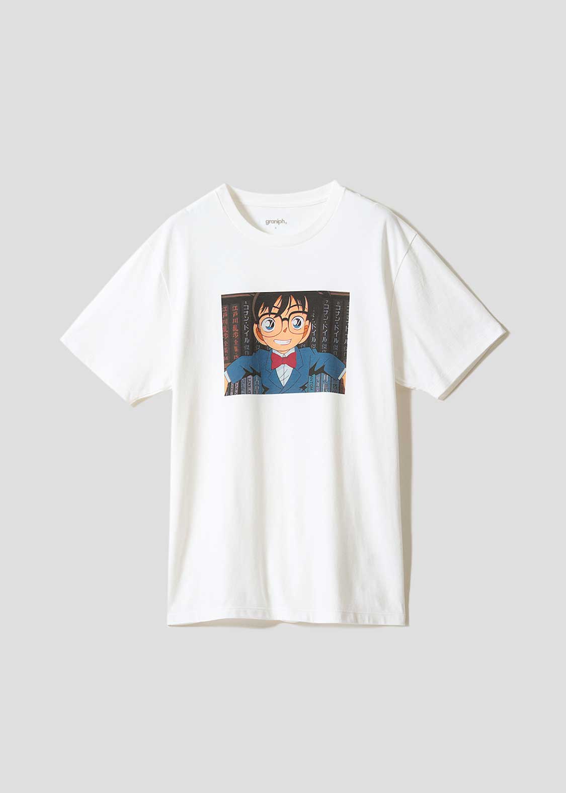 Detective Conan Edogawa Conan Graphic T-Shirt Unisex White