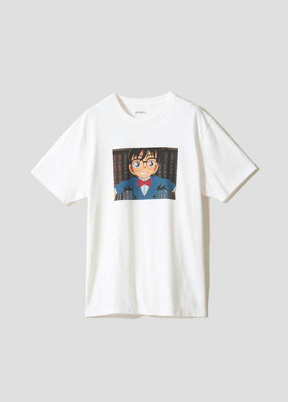 Detective Conan Edogawa Conan Graphic T-Shirt Unisex White