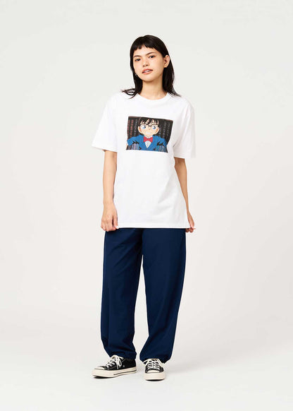 Detective Conan Edogawa Conan Graphic T-Shirt Unisex White