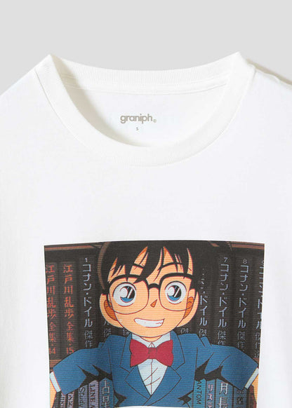 Detective Conan Edogawa Conan Graphic T-Shirt Unisex White