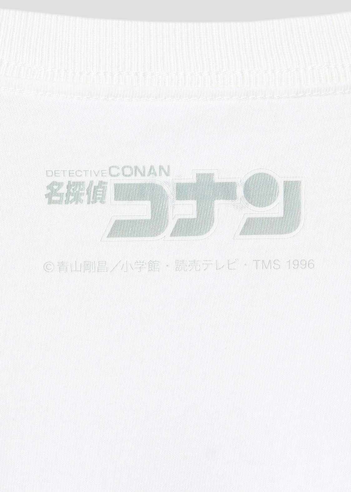 Detective Conan Edogawa Conan Graphic T-Shirt Unisex White