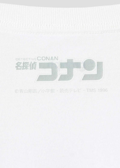 Detective Conan Edogawa Conan Graphic T-Shirt Unisex White