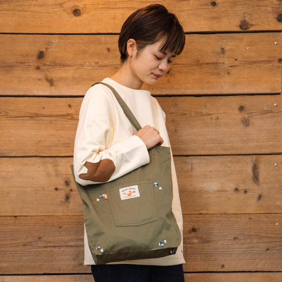 My Neighbor Totoro Embroidered Tote Bag 4990593489411