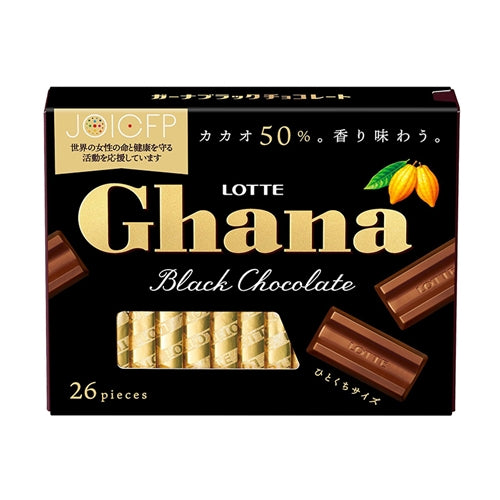 Lotte Ghana Black Chocolate Excellent (26 Pieces) - Yorozuya Store