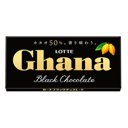 Lotte Ghana Dark Chocolate Bar