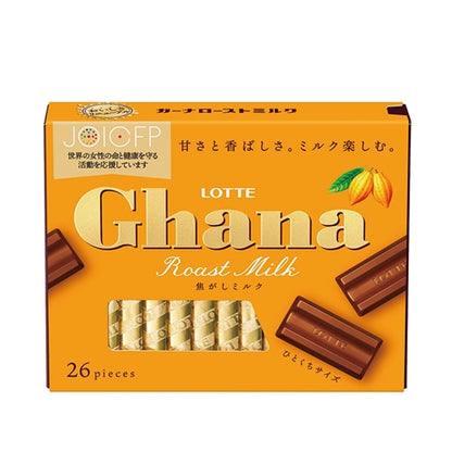 Lotte Ghana Roast Milk Excellent Chocolate 26pcs