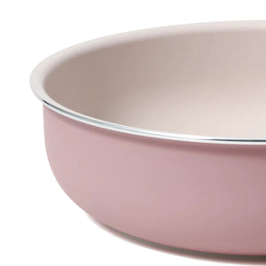 Pot & Frypan 4-Piece Set (Pink) - Francfranc Limited