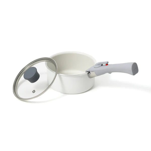 Pot & Frypan 4-Piece Set (Gray) - Francfranc Limited