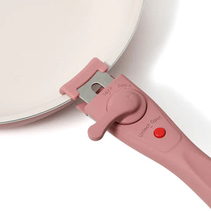 Pot & Frypan 6-Piece Set (Pink) - Francfranc Limited