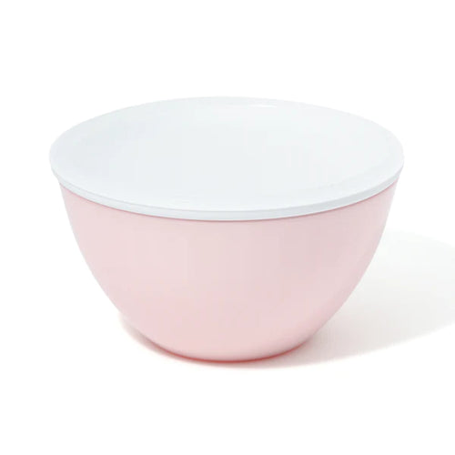 Heat-Resistant Microwave Bowl & Strainer & Lid Set 20cm Pink - Francfranc Limited