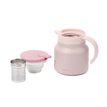 قم بتحميل الصورة في عارض الصور، Stainless Steel Insulated Pot &amp; Server Pink 680ml - Francfranc Limited