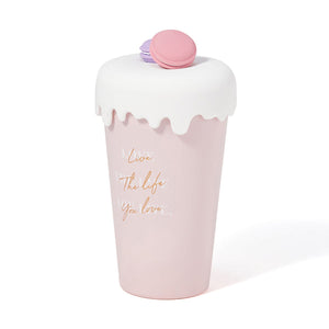 Stainless Steel Macaron Pink Tumbler 350ml - Francfranc Limited