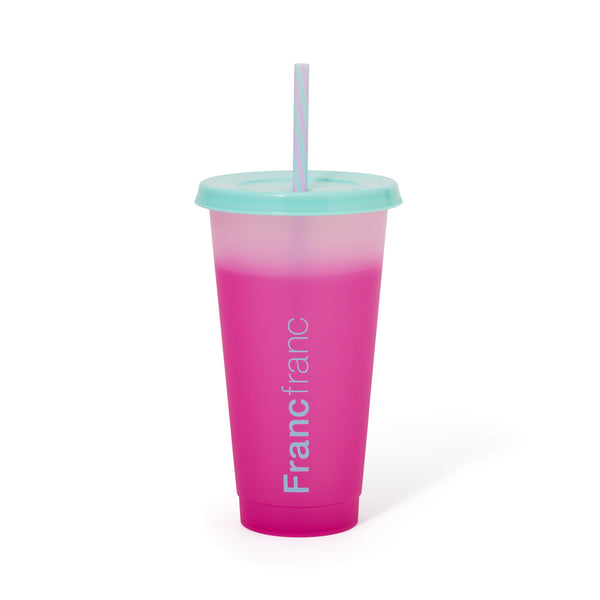 Color Change Tumbler 730ml Pink- Francfranc Limited