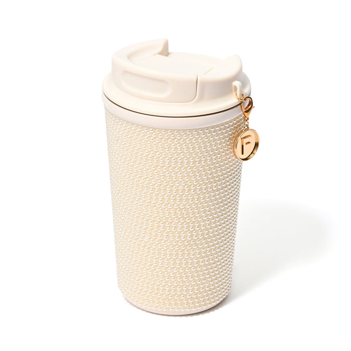 Pearl-Like Stainless Steel Tumbler White