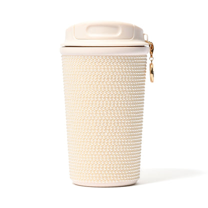Pearl-Like Stainless Steel Tumbler White