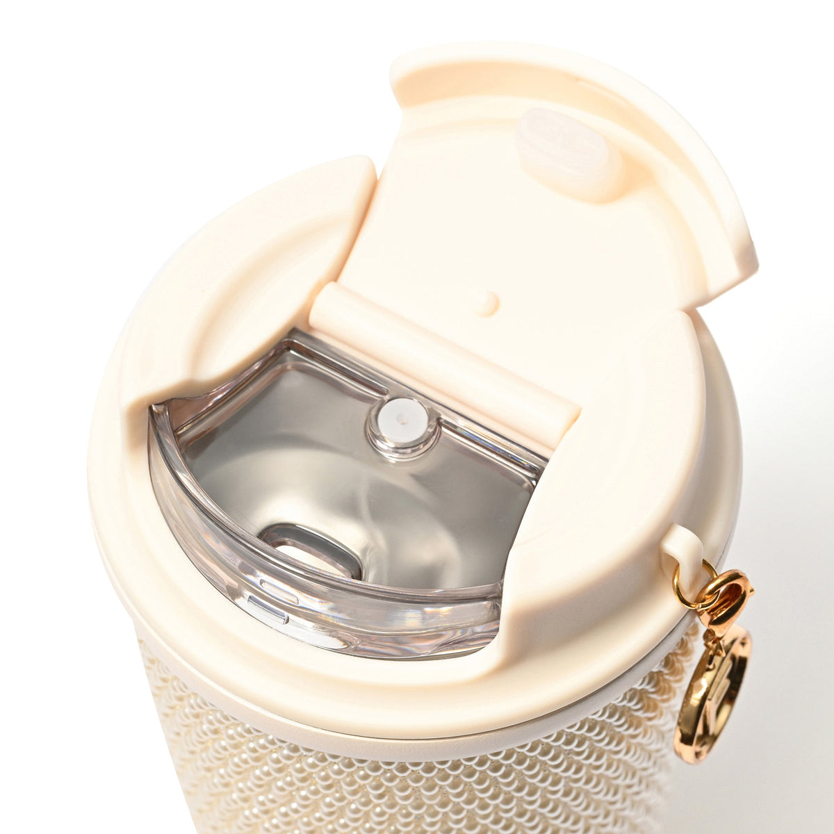 Pearl-Like Stainless Steel Tumbler White