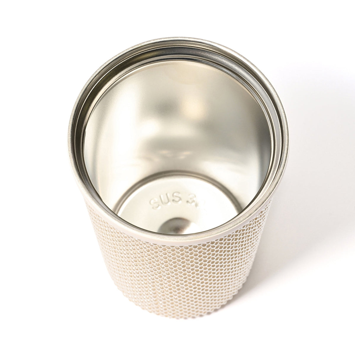 Pearl-Like Stainless Steel Tumbler White