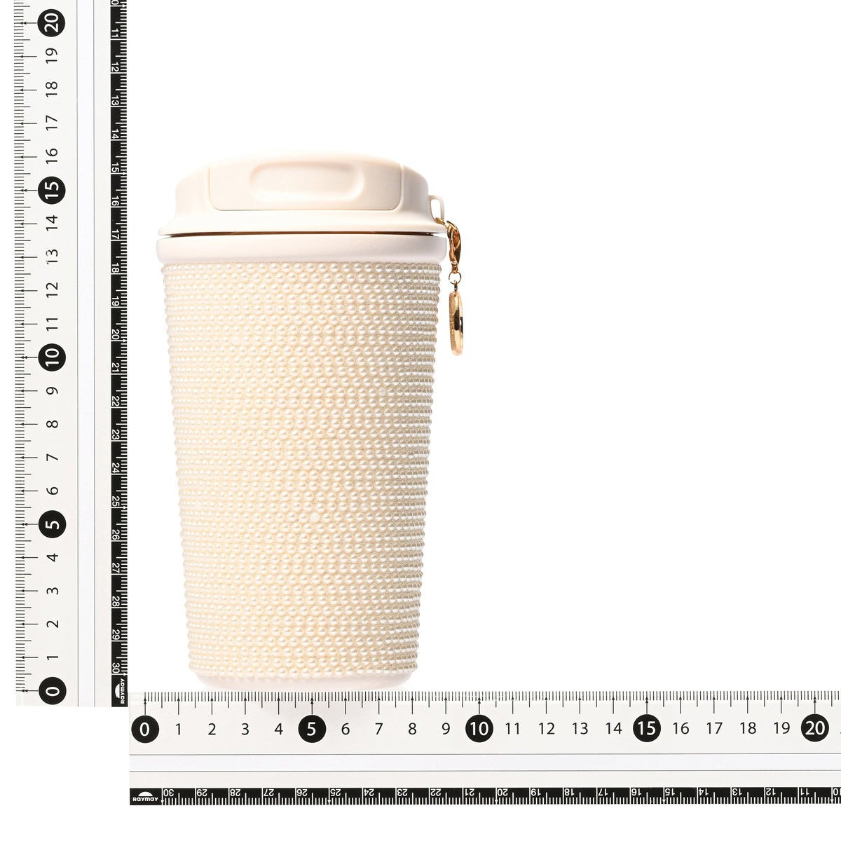 Pearl-Like Stainless Steel Tumbler White