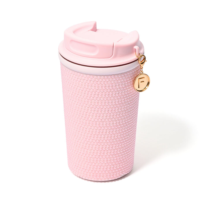 Pearl-Like Stainless Steel Tumbler Pink