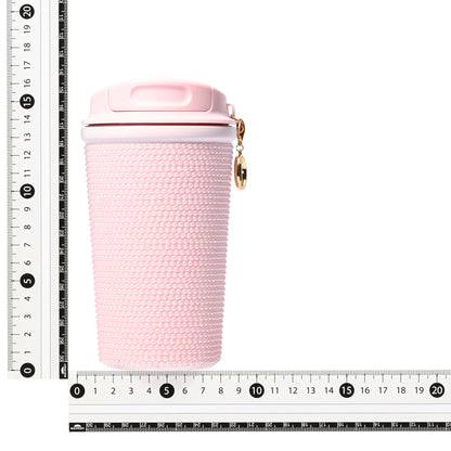 Pearl-Like Stainless Steel Tumbler Pink
