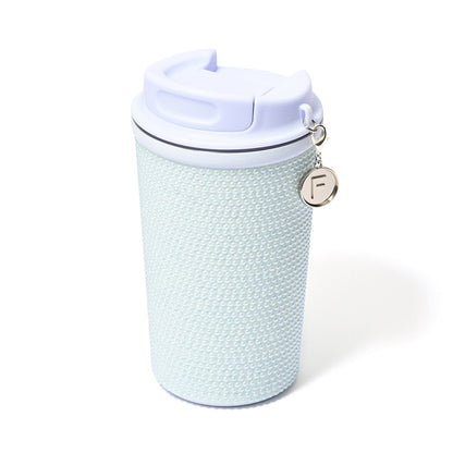 Pearl-Like Stainless Steel Tumbler Blue