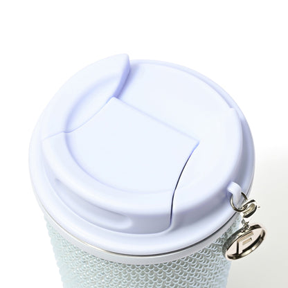 Pearl-Like Stainless Steel Tumbler Blue