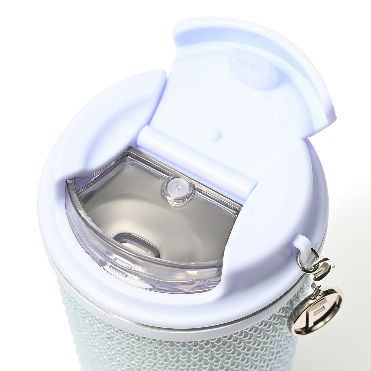 Pearl-Like Stainless Steel Tumbler Blue