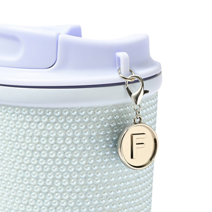 Pearl-Like Stainless Steel Tumbler Blue