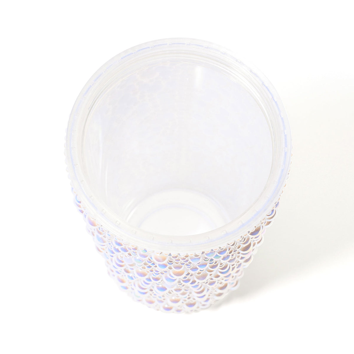 Pearl-Like Plastic Tumbler White