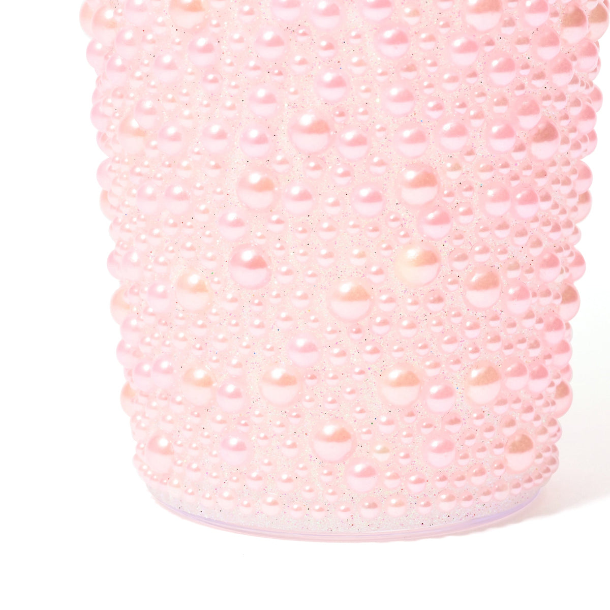 Pearl-Like Plastic Tumbler Pink