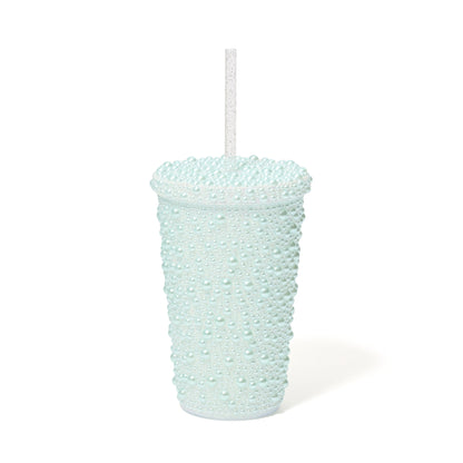 Pearl-Like Plastic Tumbler Blue