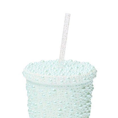 Pearl-Like Plastic Tumbler Blue